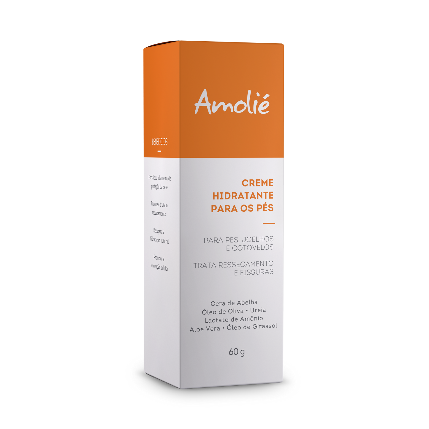 Creme Hidratante para os Pes Amolie - 60 g