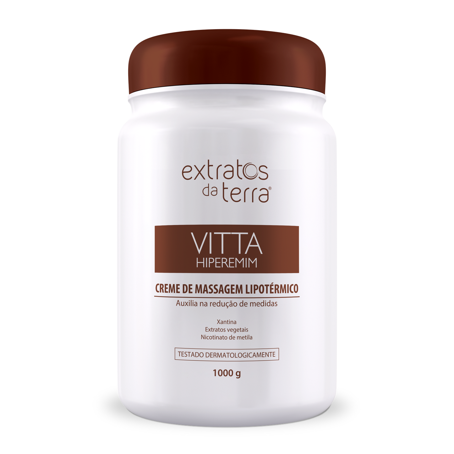 Creme de Massagem Lipotermico Vitta Hiperemim - 1000 g