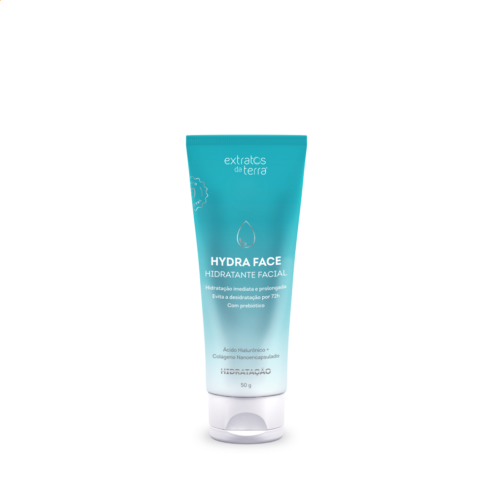 Hydra Face - Hidratante facial com Ácido Hialurônico - 50 g