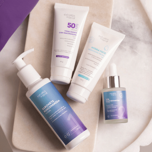 Kit Skincare Dia & Noite com Niacinamida