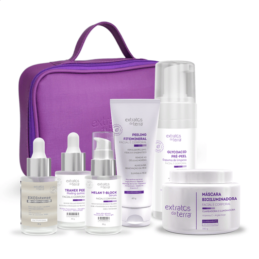 Kit Clareador de manchas e melasma com Exossomos Profissional