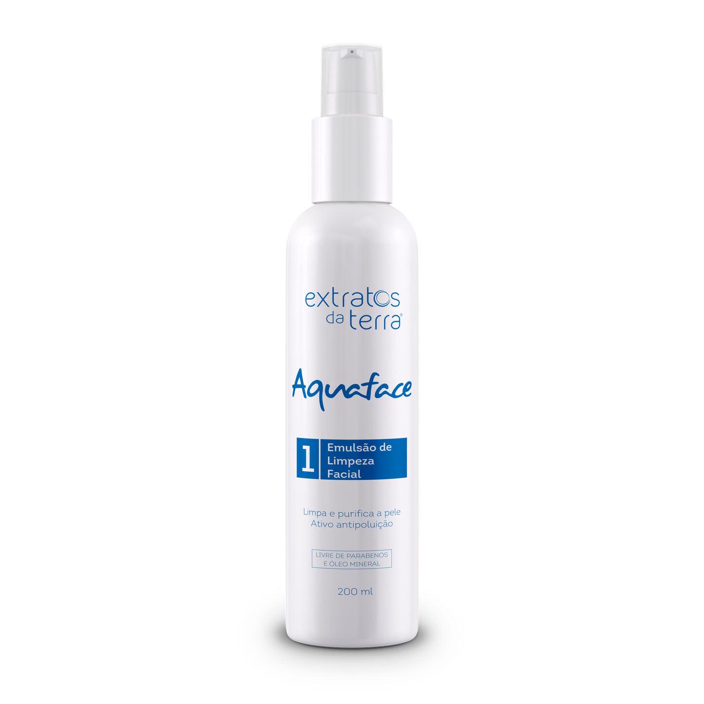Limpeza de Pele - Passo 1 - Emulsão de Limpeza Facial Aquaface - 200 mL