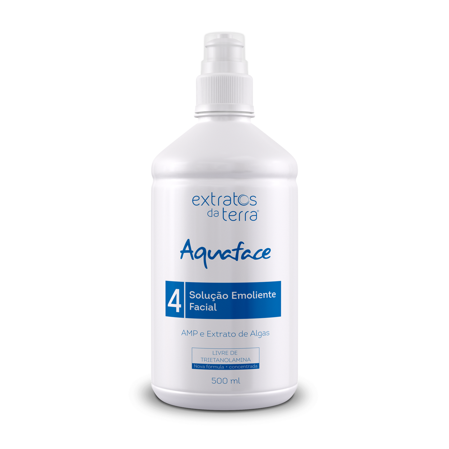 Limpeza de Pele - Passo 4 - Solucao Emoliente Aquaface - 500 mL
