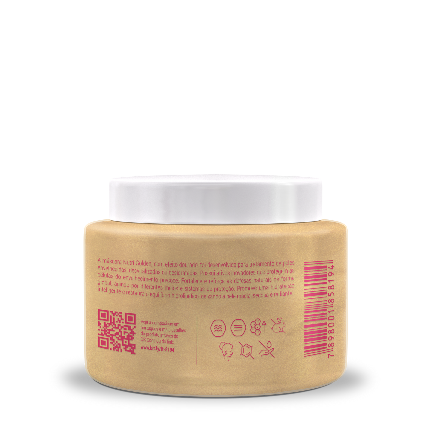 Mascara Nutri Golden Facial 180 g