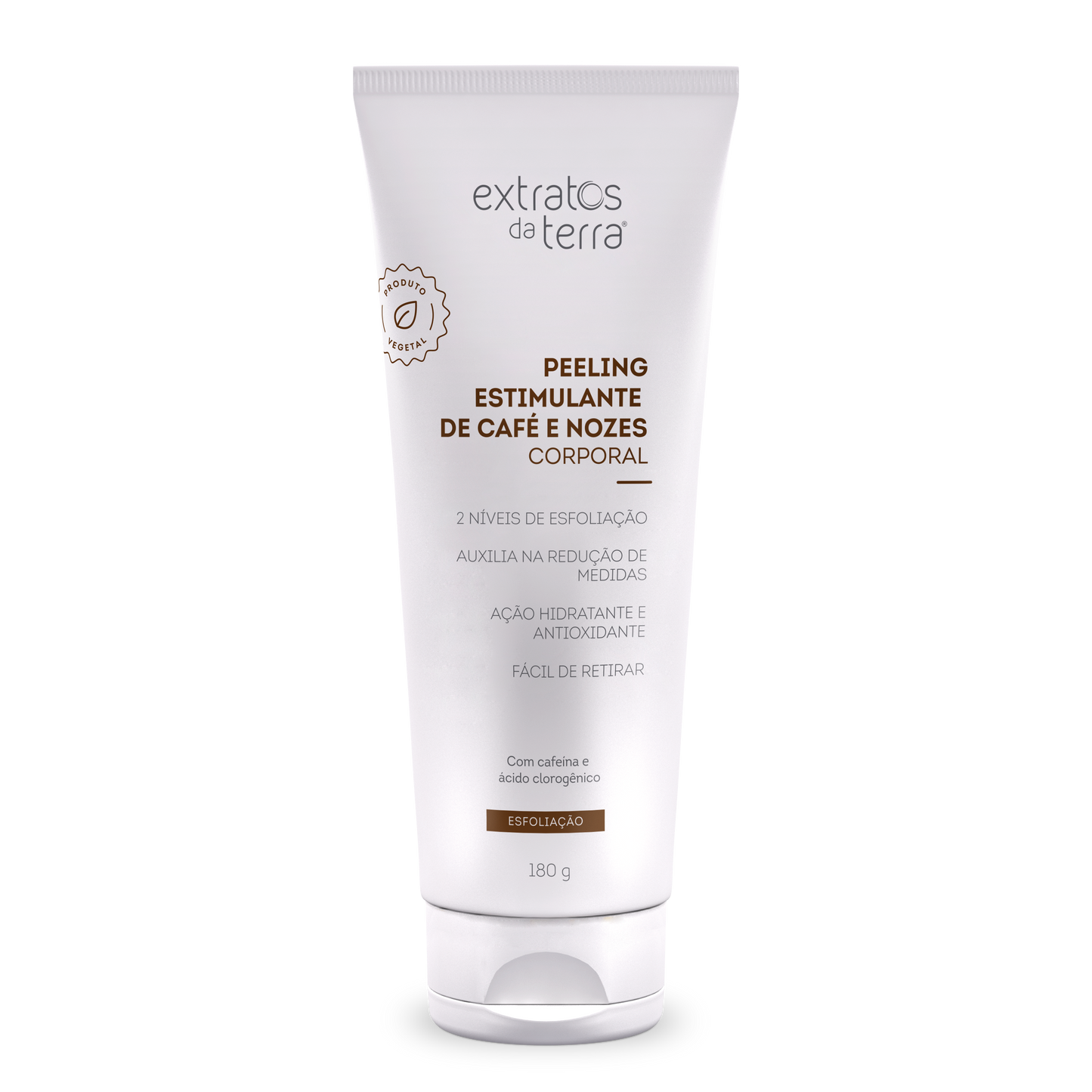 Peeling Estimulante de Cafe e Nozes - 180 g