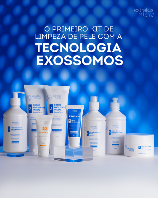 Kit para Limpeza de Pele REGENERATIVA Aquaface - Com EXOCalm e Fotoprotetor FPS30