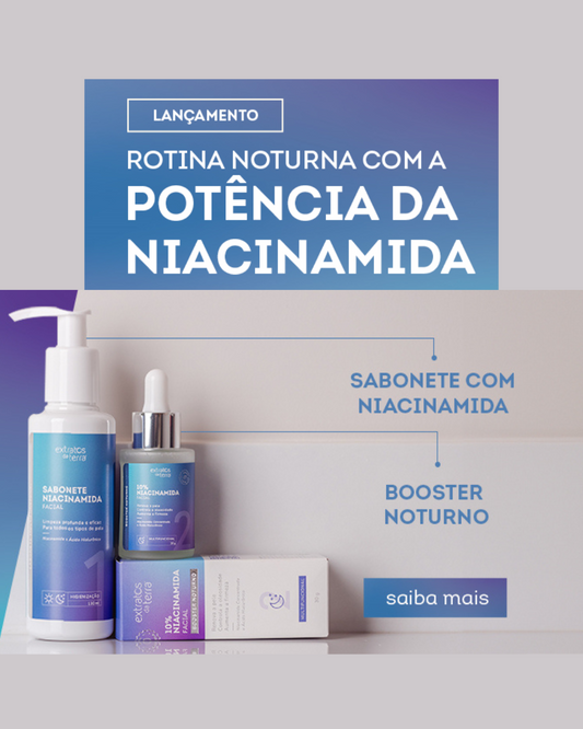 Kit Skincare Noturno Niacinamida