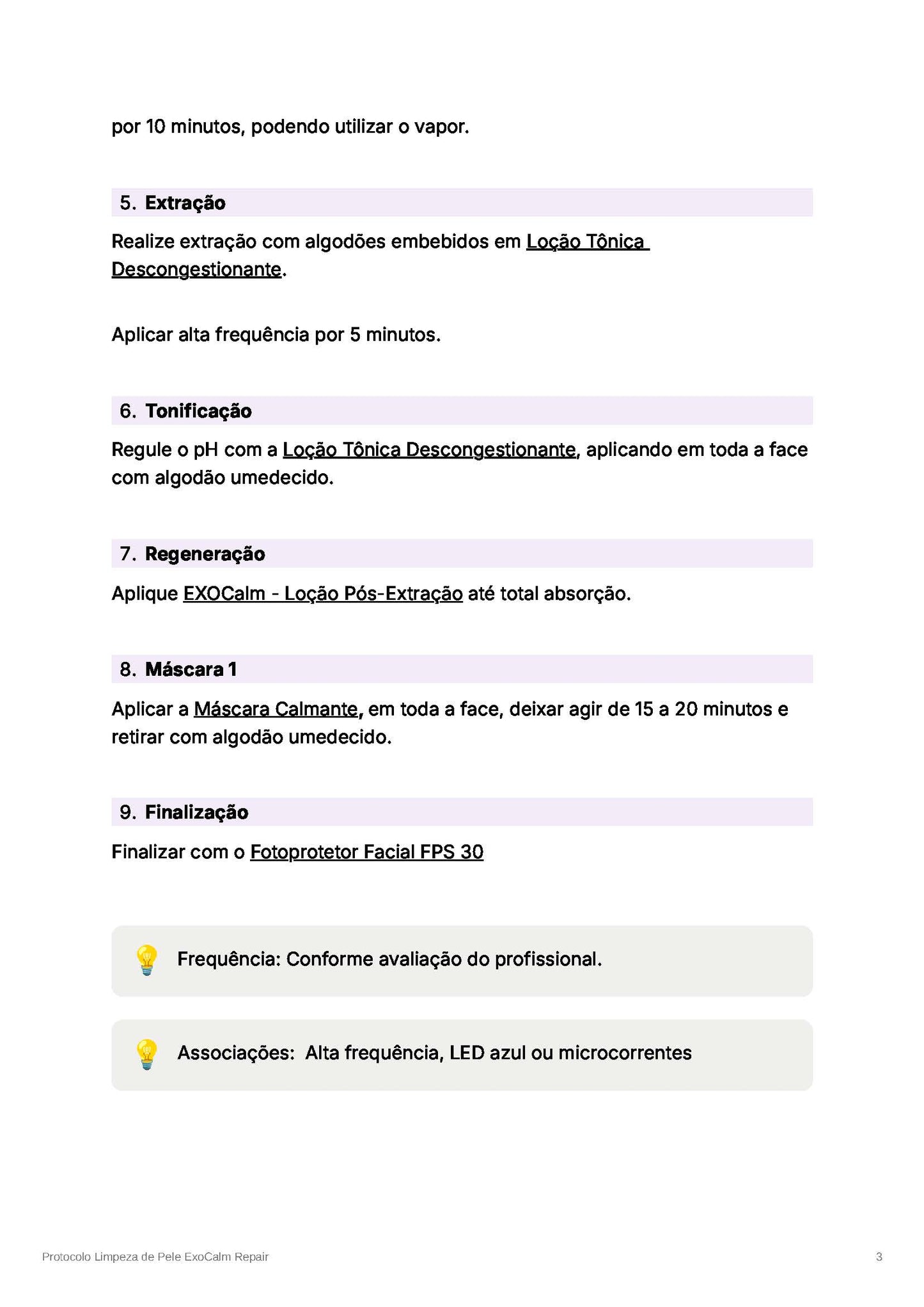Kit para Limpeza de Pele REGENERATIVA - Com EXOCalm e HYDRA PEEL
