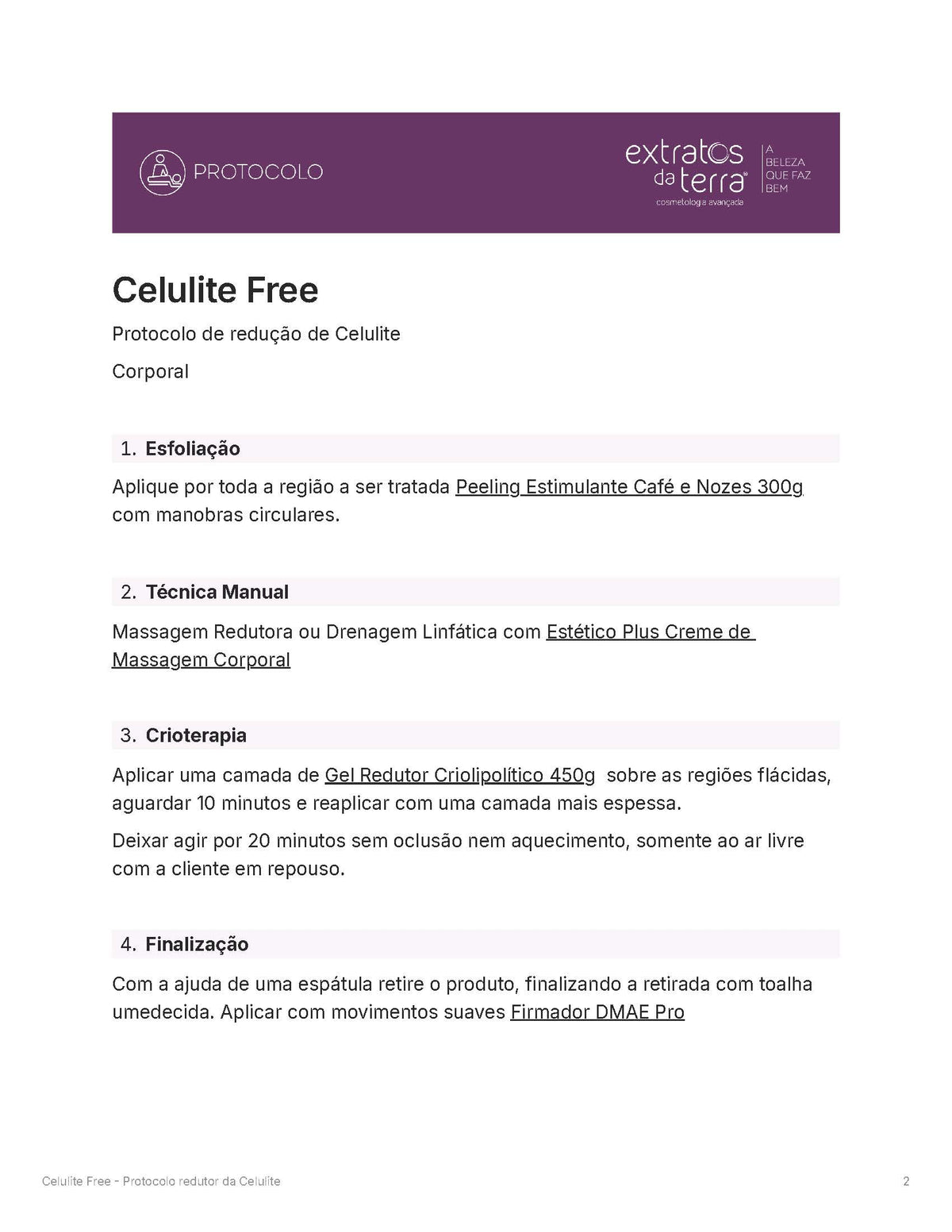 Kit Celulite Free com Peeling Estimulante