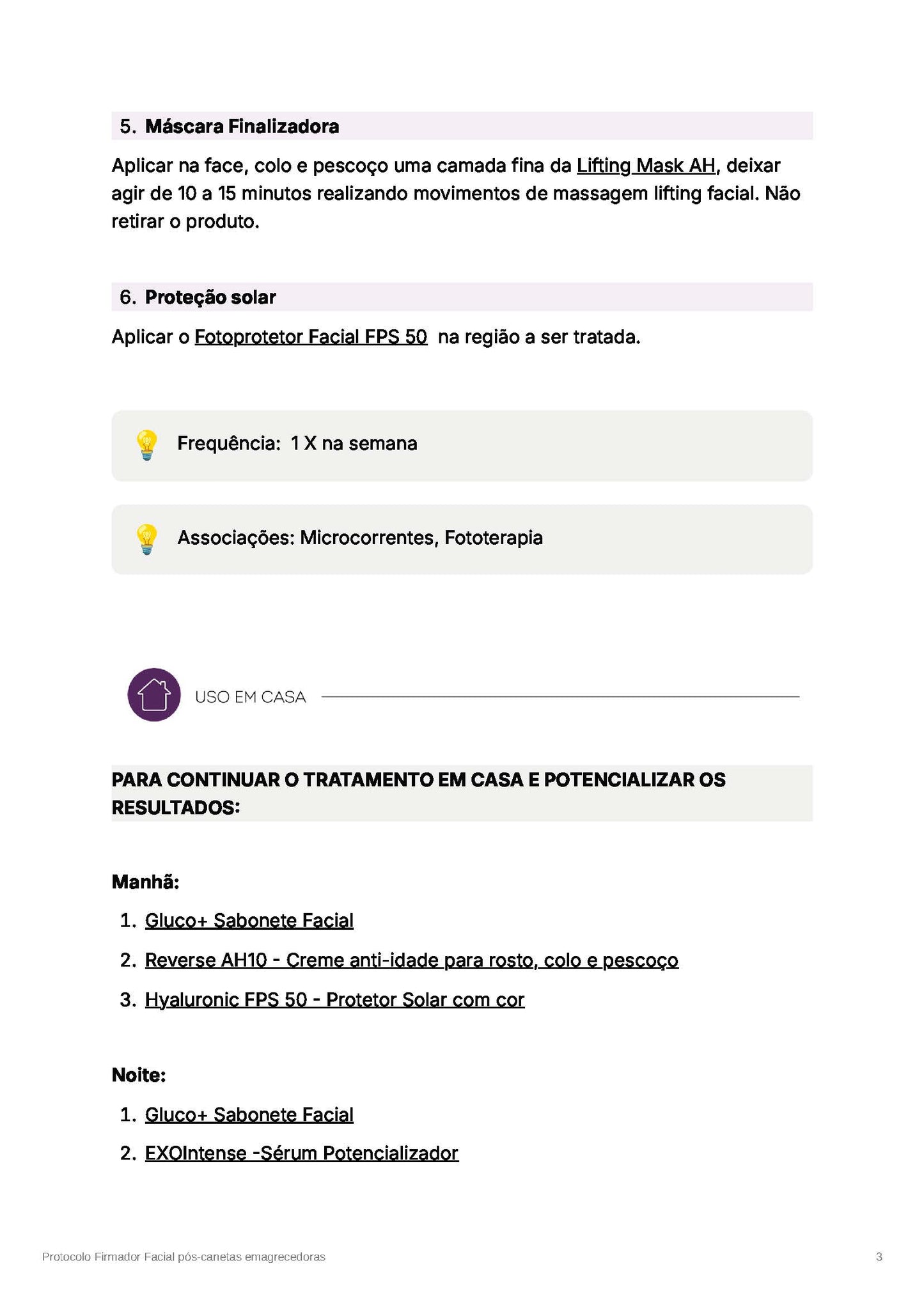 Kit Firmador Facial Pós-Canetas Emagrecedoras