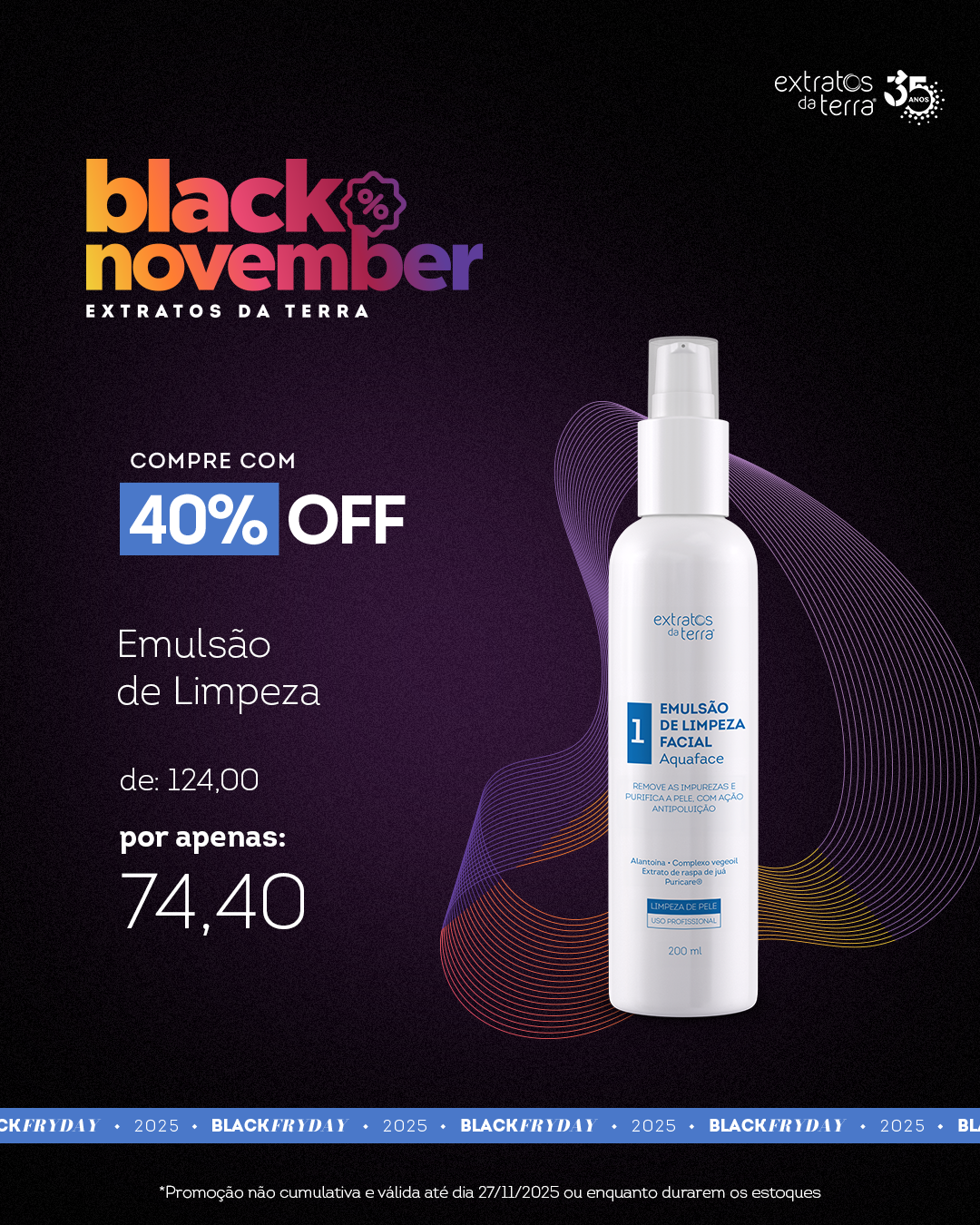 Limpeza de Pele - Passo 1 - Emulsão de Limpeza Facial Aquaface - 200 mL