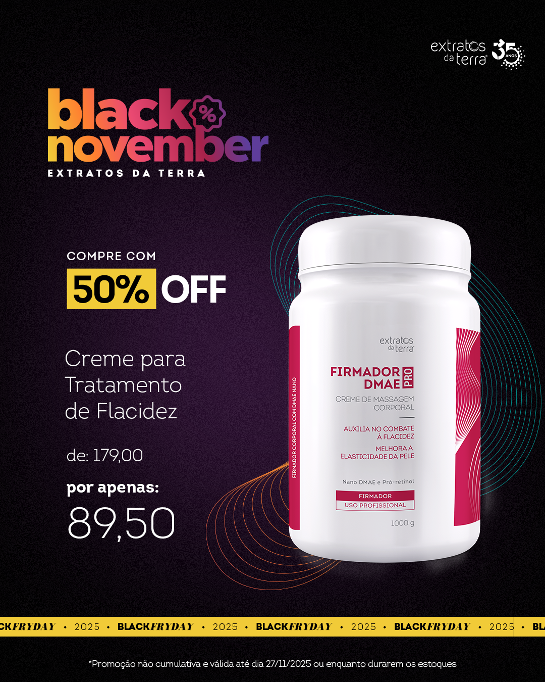 Firmador DMAE PRO Creme de Massagem Corporal - 1000 g