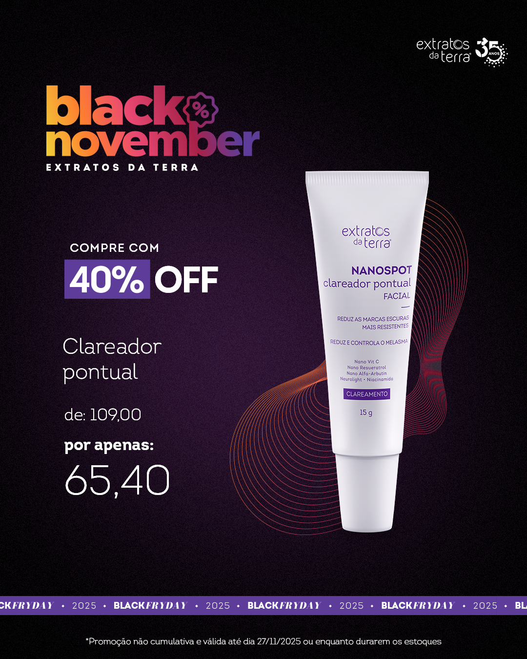 Clareador Pontual Facial Nanospot - 15 g