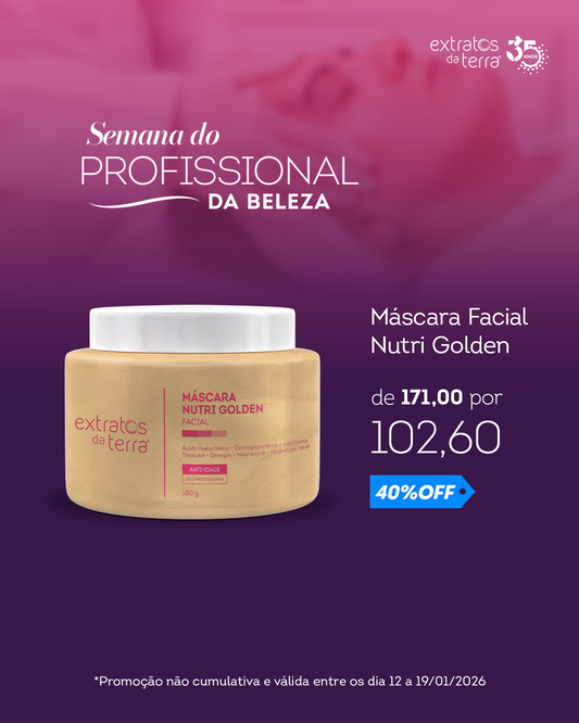 Mascara Nutri Golden Facial  180 g