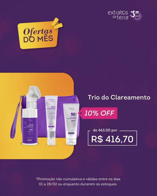 Rotina redução das manchas