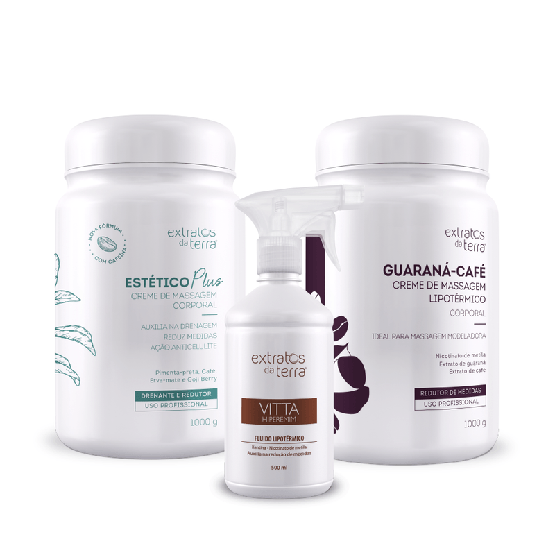 Kit Redutor Guaraná & Estetico + Fluido potencializador