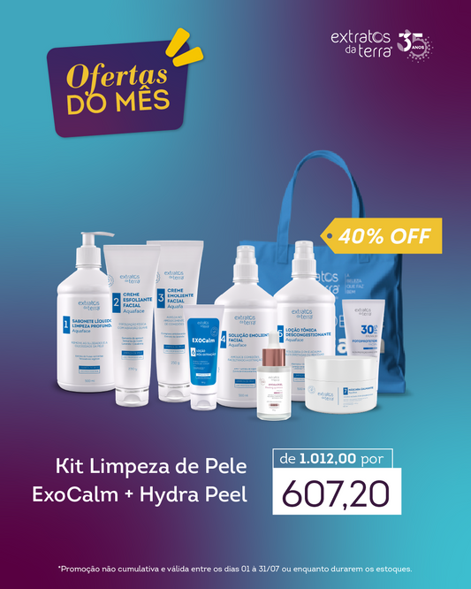 Kit para Limpeza de Pele REGENERATIVA - Com EXOCalm e HYDRA PEEL