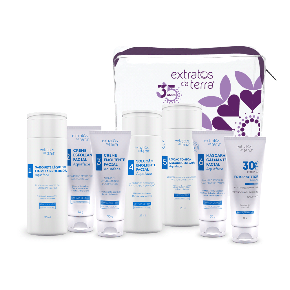 Kit para Limpeza de Pele Profissional Compacto