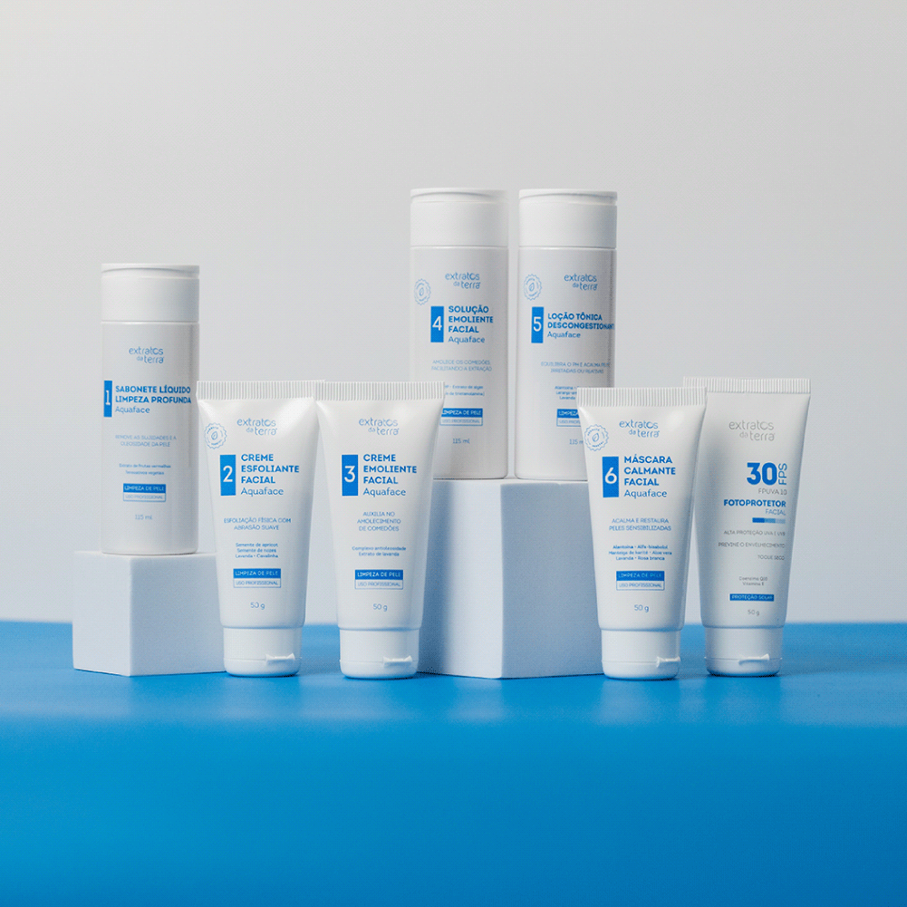 Kit para Limpeza de Pele Profissional Compacto