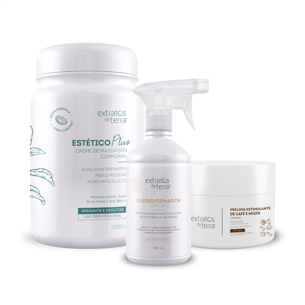 Kit redutor de medidas e celulite + drenante e firmador