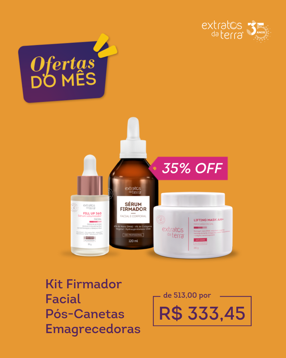 Kit Firmador Facial Pós-Canetas Emagrecedoras