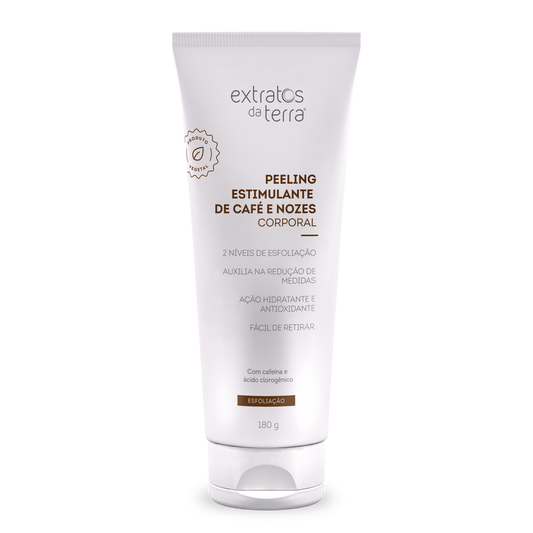 Peeling Estimulante de Cafe e Nozes - 180 g