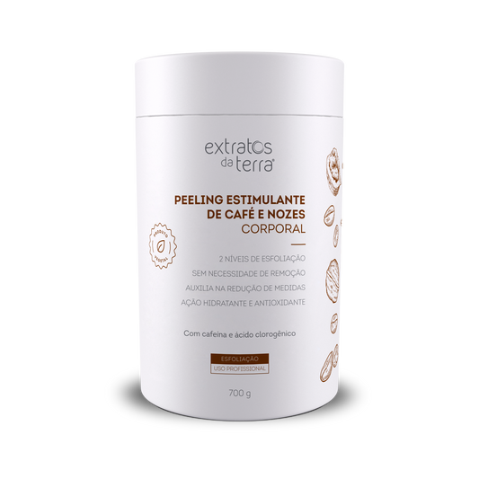 Peeling Estimulante de Cafe e Nozes - 35%OFF em FEVEREIRO