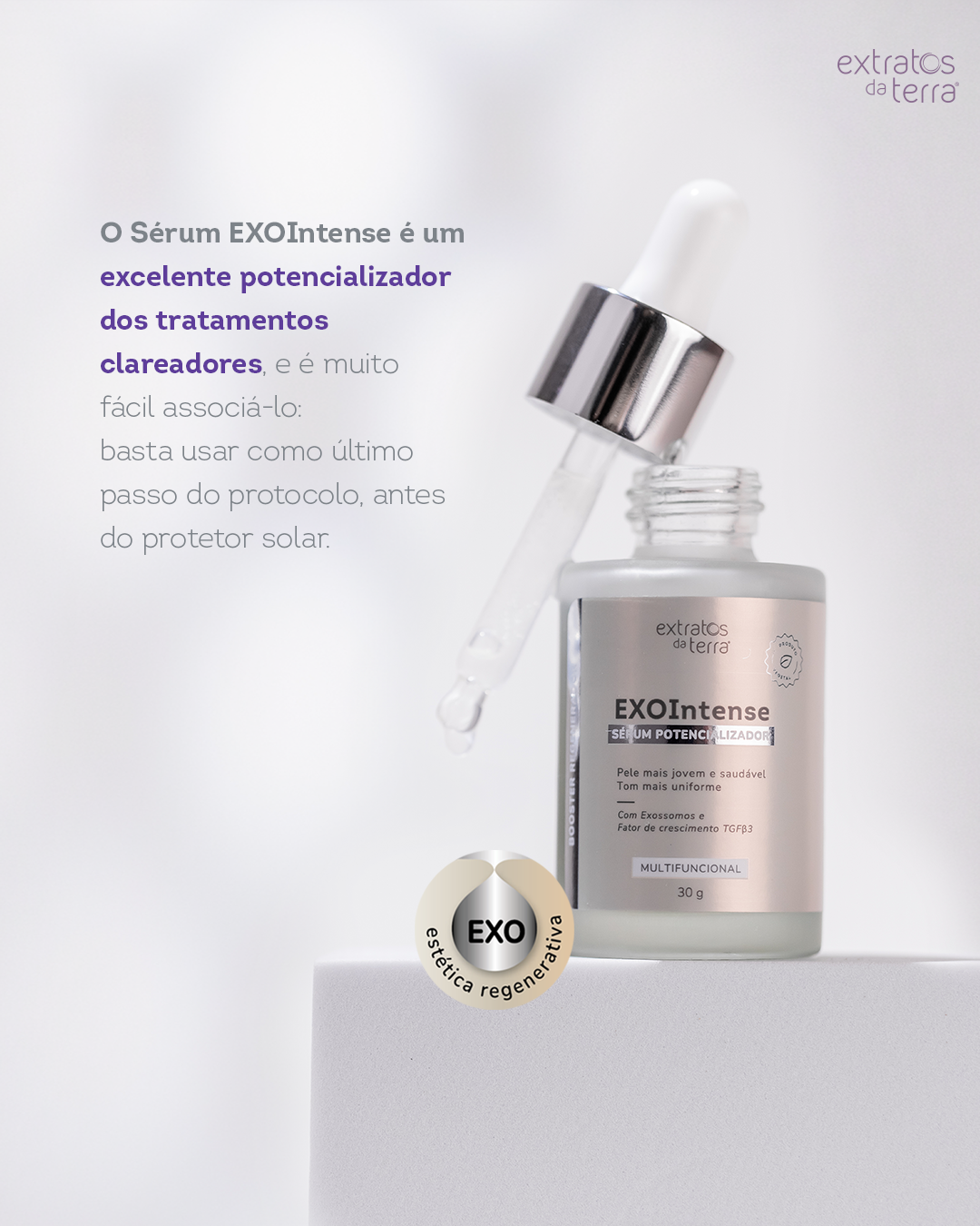Kit Clareador de manchas e melasma com Exossomos Profissional - Imagem da Maleta Ilustrativa, kit não inclui