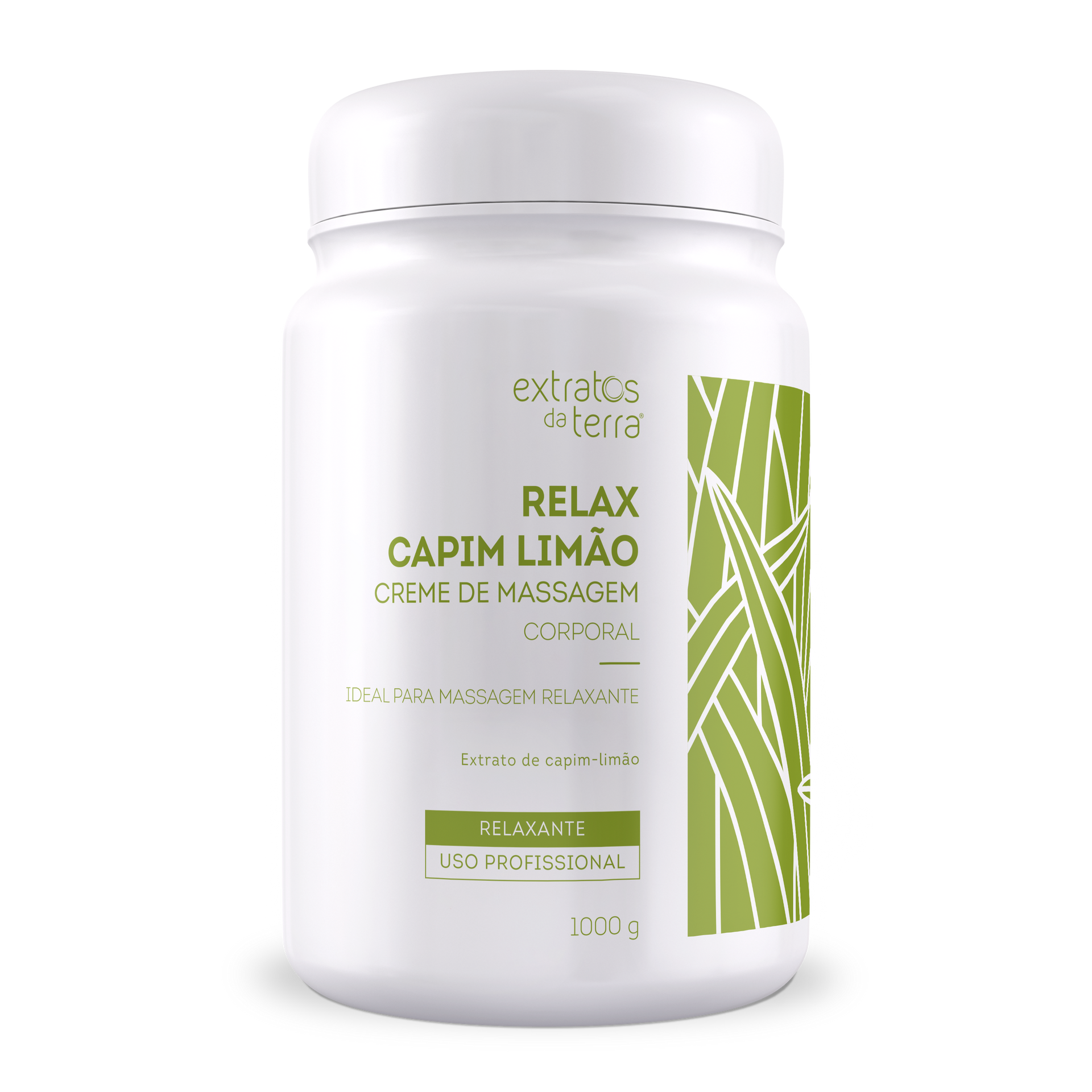 Creme de Massagem Relaxante Relax Capim Limao - 1000 g – CARE by K
