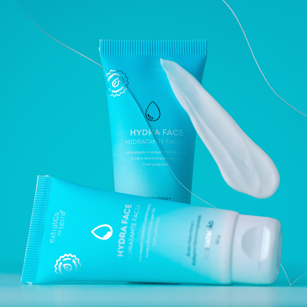 Hydra Face - Hidratante facial com Ácido Hialurônico - 50 g