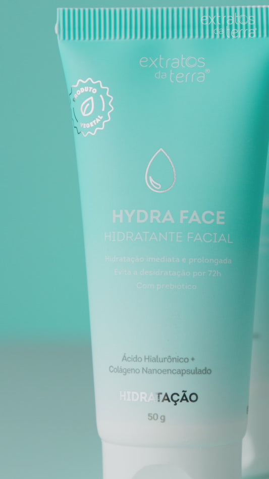 Hydra Face - Hidratante facial com Ácido Hialurônico - 50 g