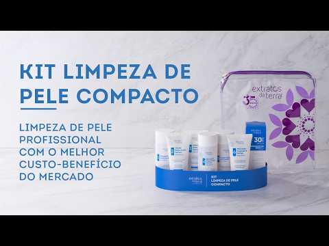Kit para Limpeza de Pele Profissional Compacto